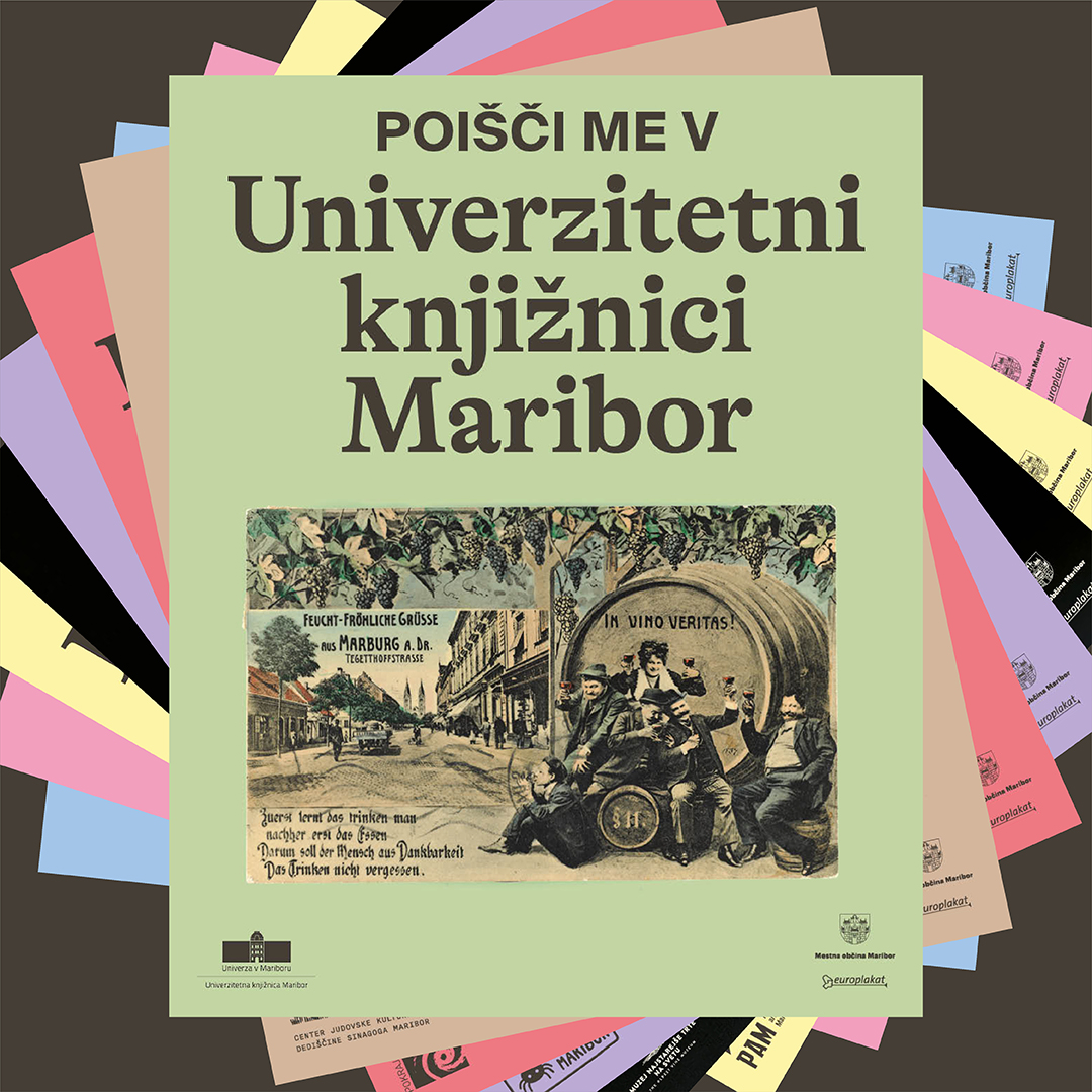 Mariborska razglednica z vinskim motivom