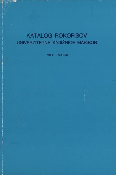 Katalog rokopisov