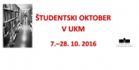 Plakat Študentski oktober