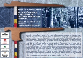 Plakat 60 let načrtovanja v mariborskem gozdnogospodarskem območju