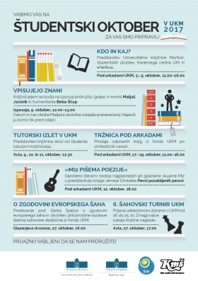 Program Študentskega oktobra v UKM